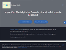 Tablet Screenshot of imprenta-artes-graficas.com